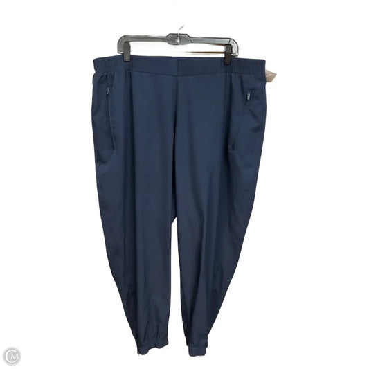 Athletic Pants By Old Navy In Navy, Size: Xxl