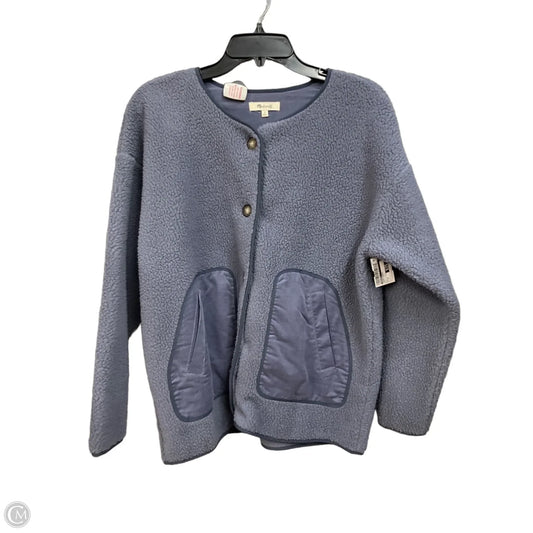 Jacket Fleece By Madewell In Grey, Size: S