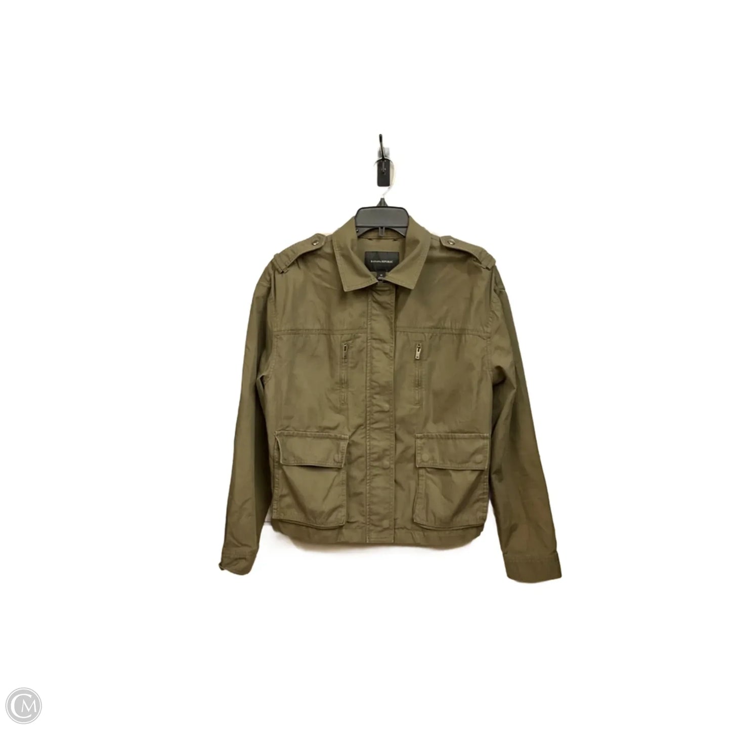 Jacket Utility By Banana Republic In Green, Size: M