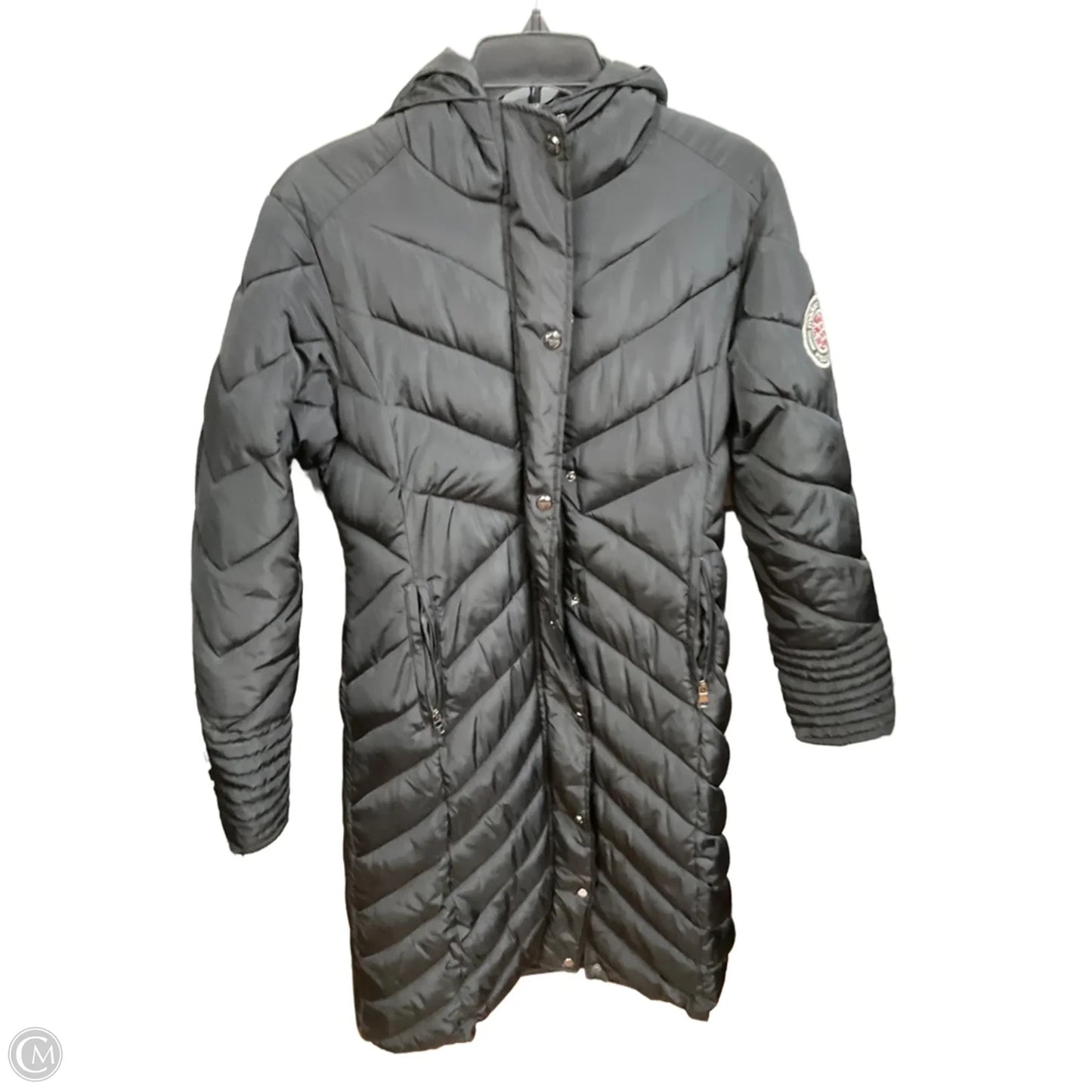 Coat Puffer & Quilted By Madden Girl In Black, Size: L