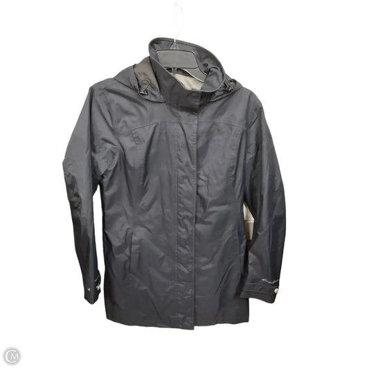 Coat Raincoat By Eddie Bauer In Black, Size: S