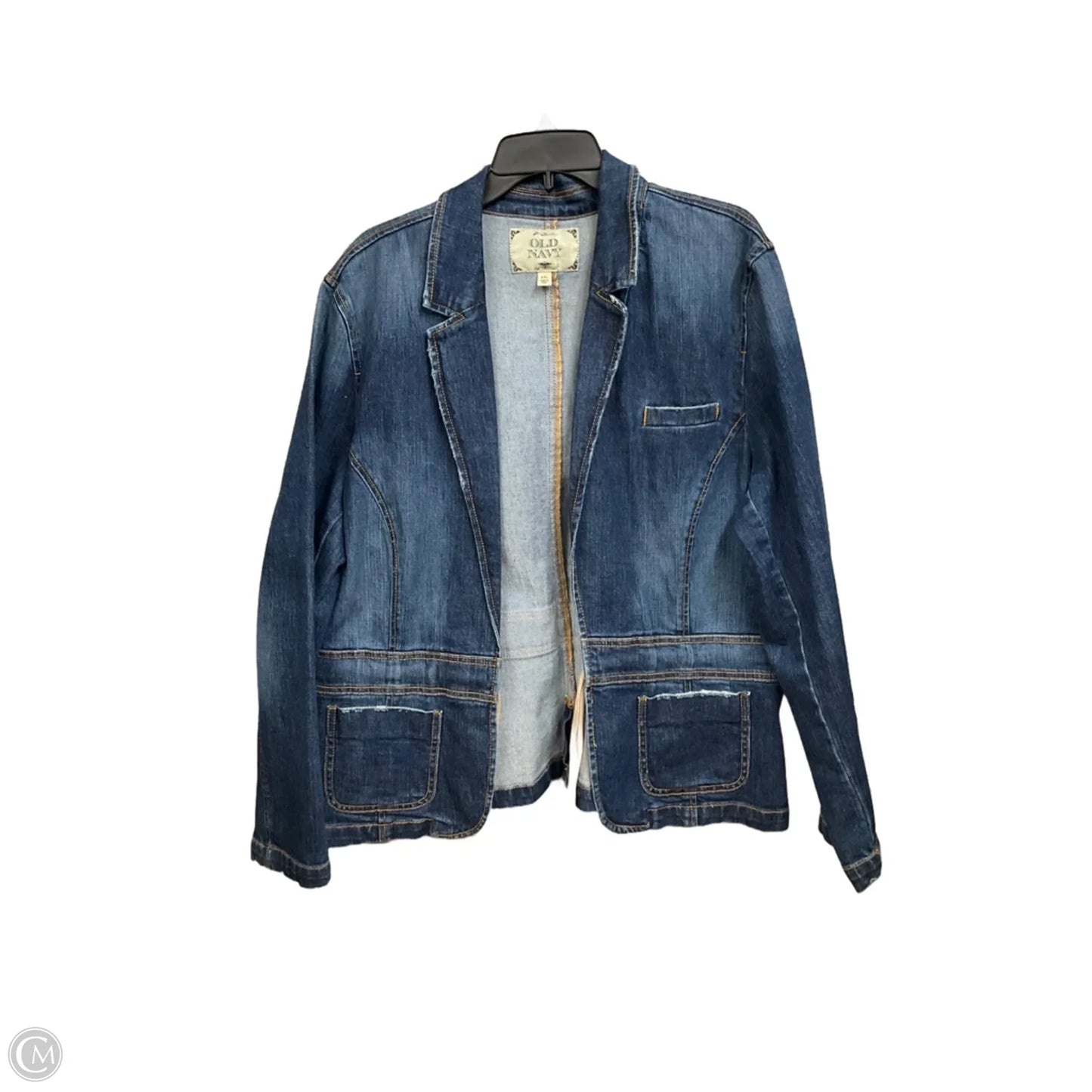 Blazer By Old Navy In Blue Denim, Size: Xxl