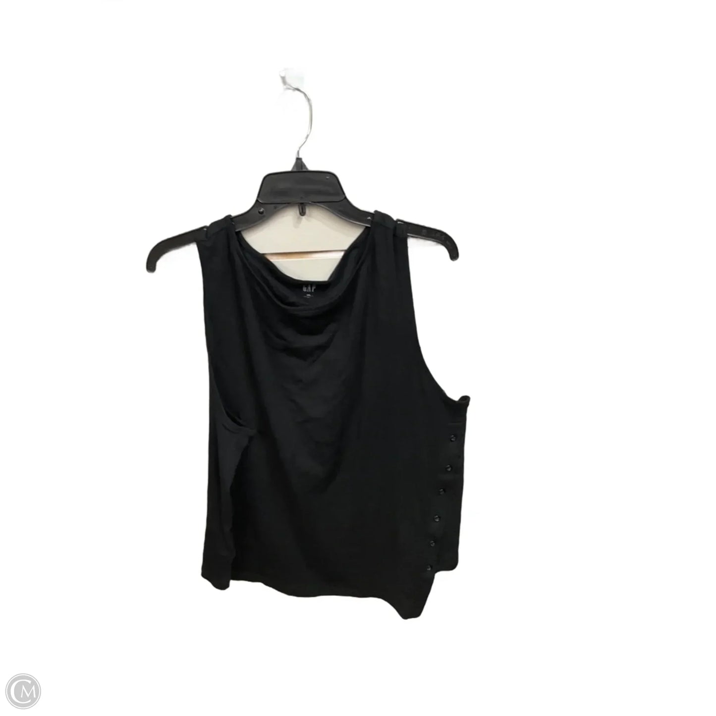 Top Sleeveless By Gap In Black, Size: Xxl