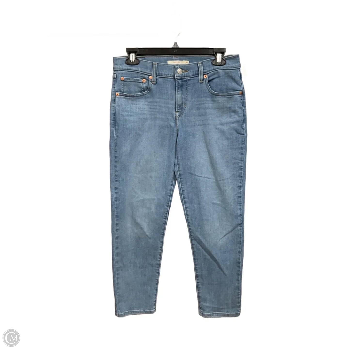 Jeans Boyfriend By Levis In Blue Denim, Size: 4