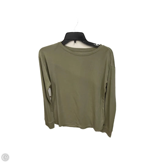 Athletic Top Long Sleeve Crewneck By Columbia In Green, Size: S