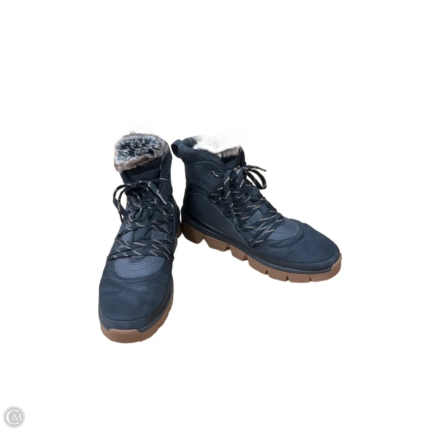 Boots Snow By Columbia In Black & Brown, Size: 10.5