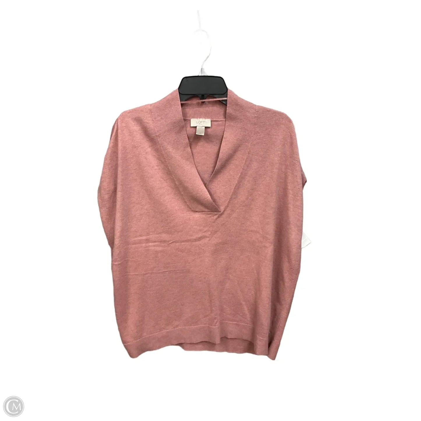 Vest Sweater By Loft In Pink, Size: S