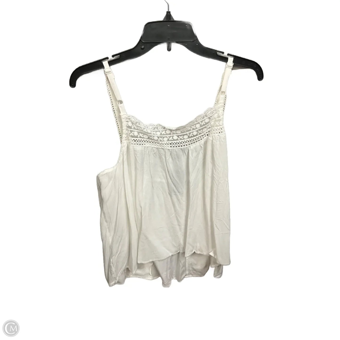 Top Sleeveless By Torrid In White, Size: L