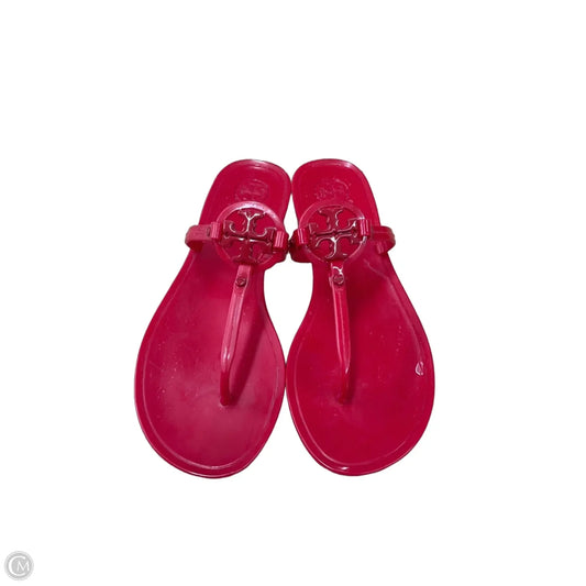 Sandals Designer By Tory Burch In Red, Size: 6