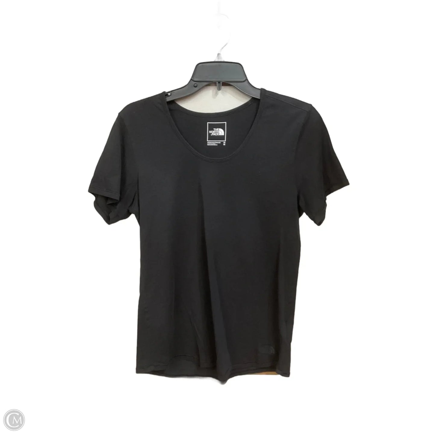 Athletic Top Short Sleeve By The North Face In Black, Size: M