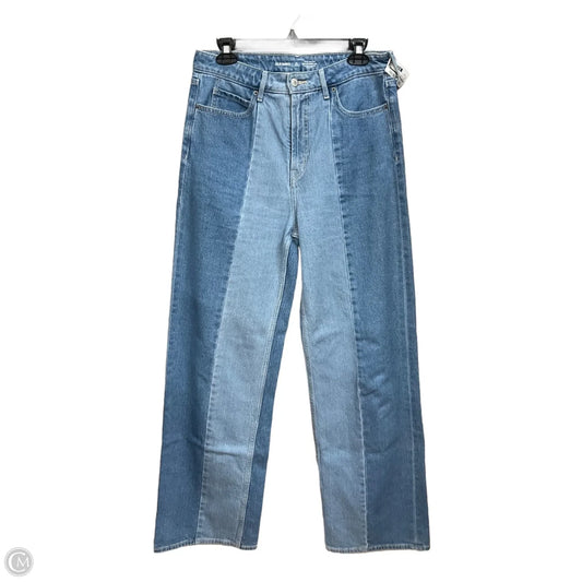Jeans Wide Leg By Old Navy In Blue Denim, Size: 8l