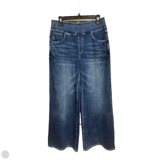 Jeans Wide Leg By Halara In Blue Denim, Size: 12