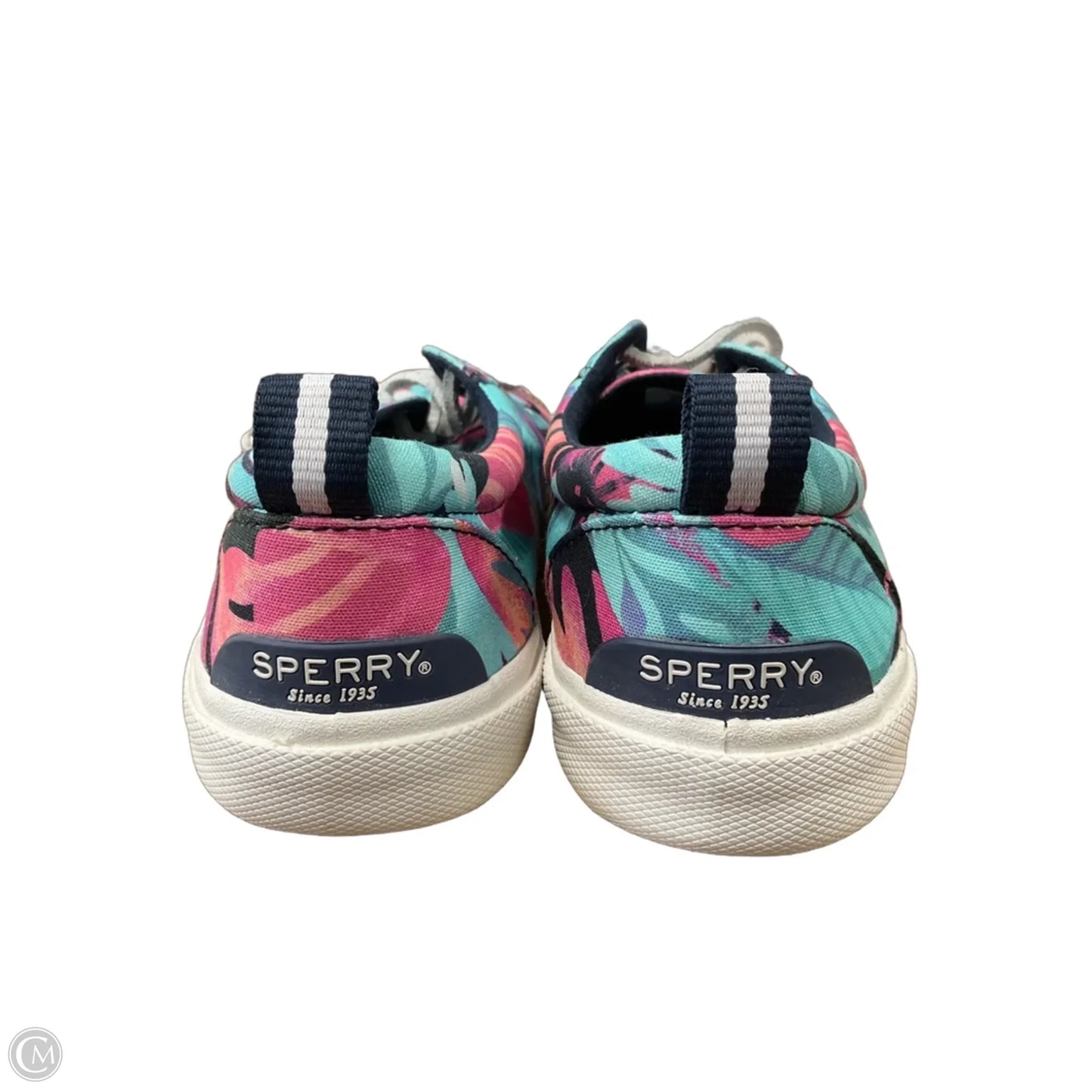 Shoes Sneakers By Sperry In Floral Print, Size: 8.5