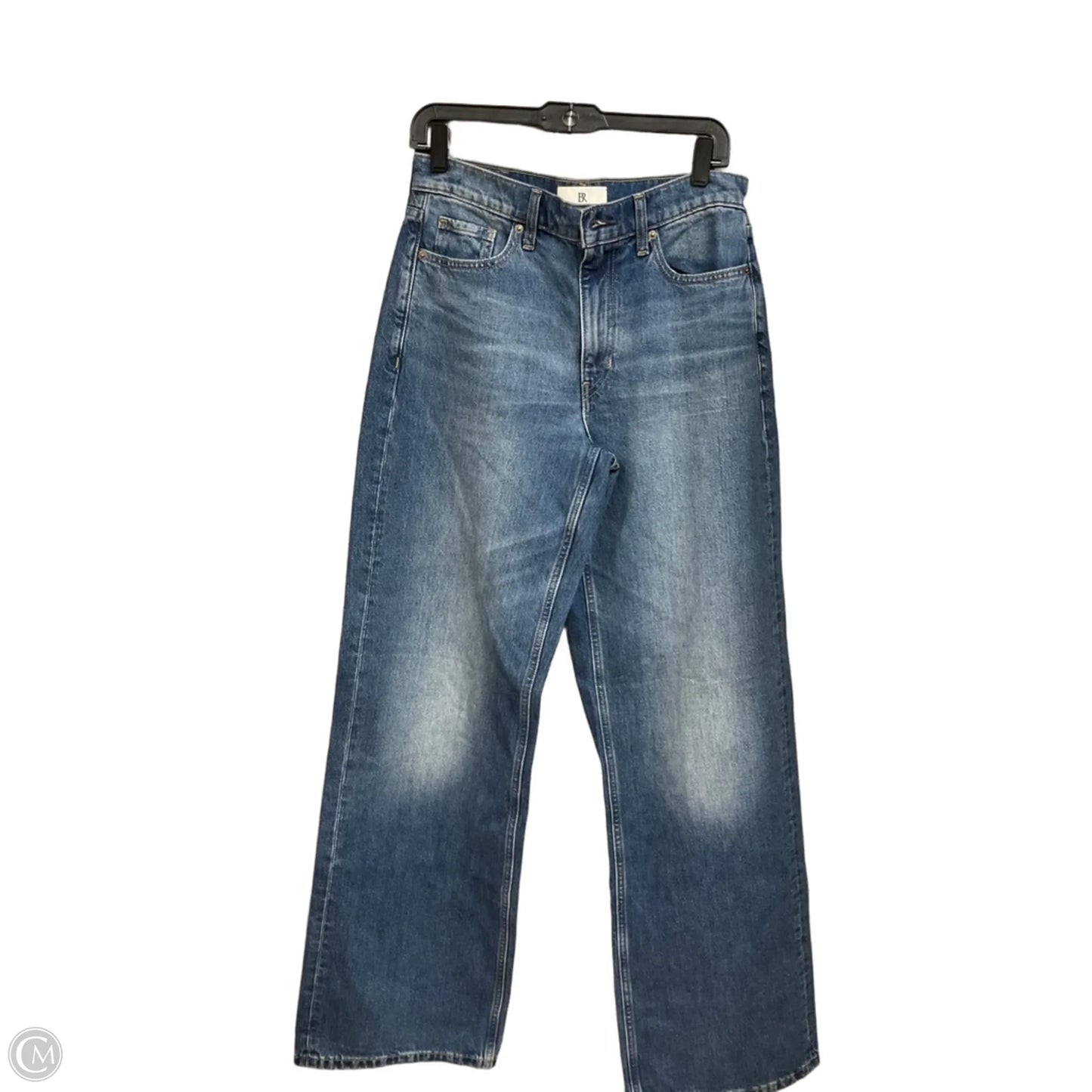 Jeans Wide Leg By Banana Republic In Blue Denim, Size: 6l