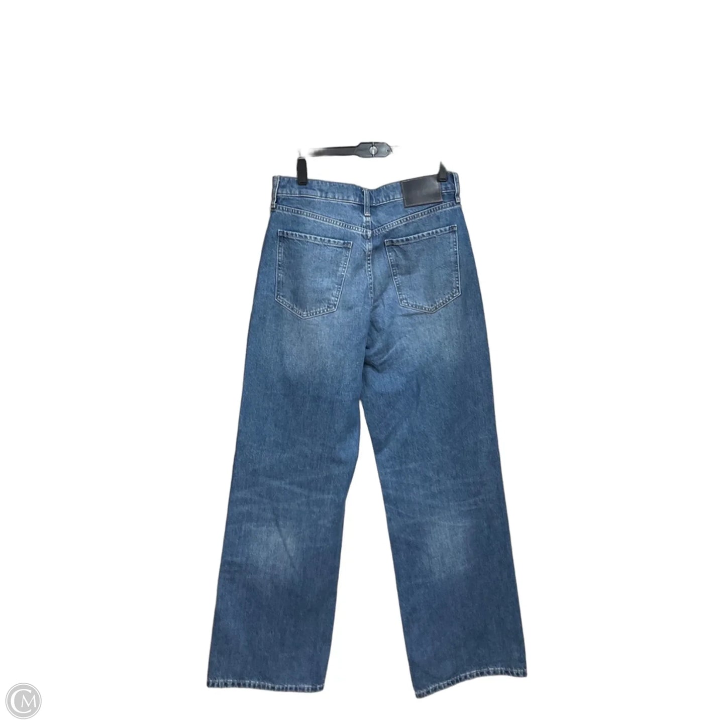 Jeans Wide Leg By Banana Republic In Blue Denim, Size: 6l