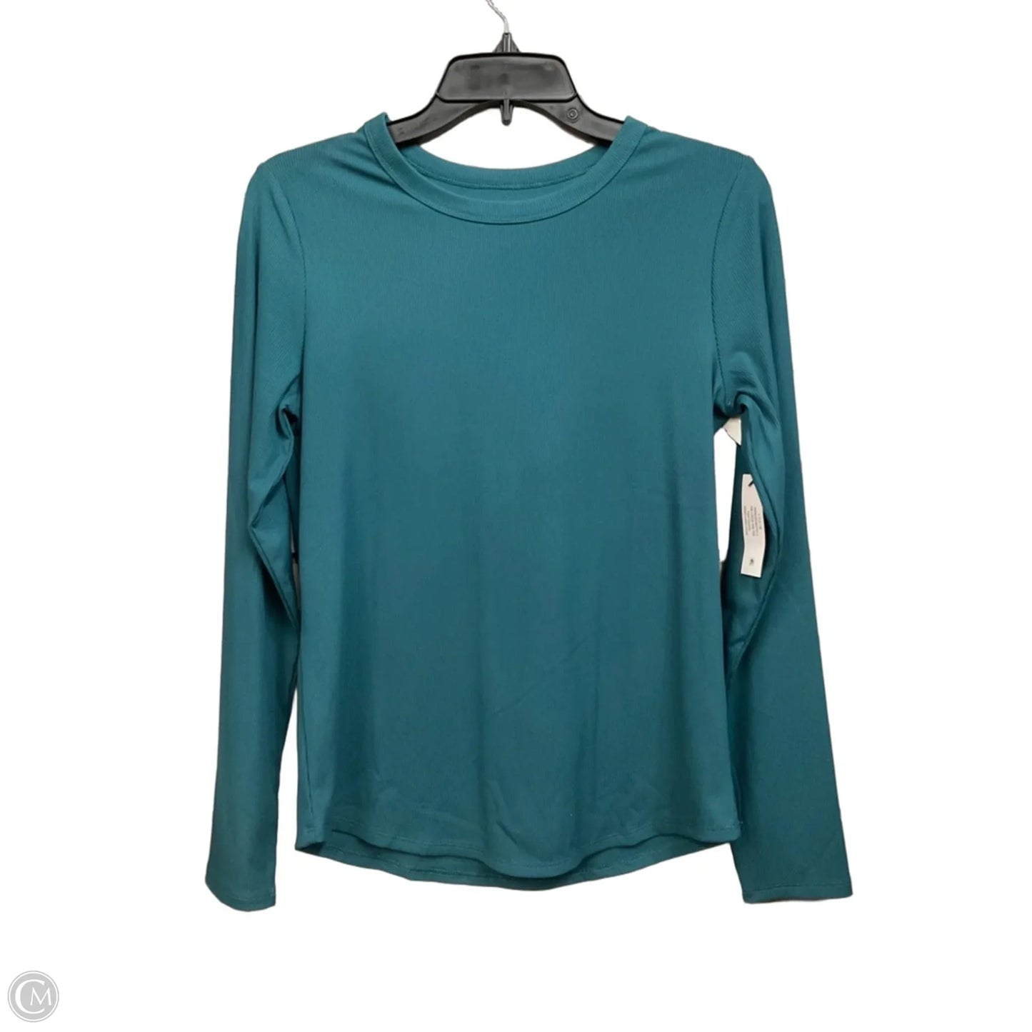 Top Long Sleeve Basic By No Boundaries In Teal, Size: L
