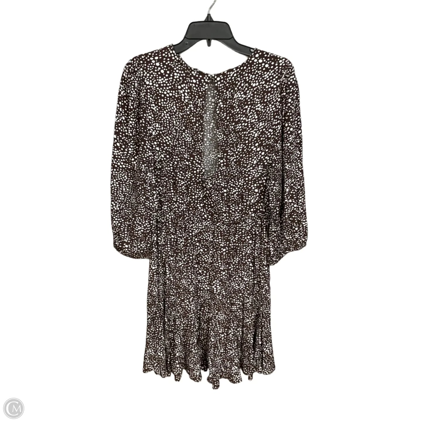 Dress Casual Short By Loft In Polkadot Pattern, Size: M