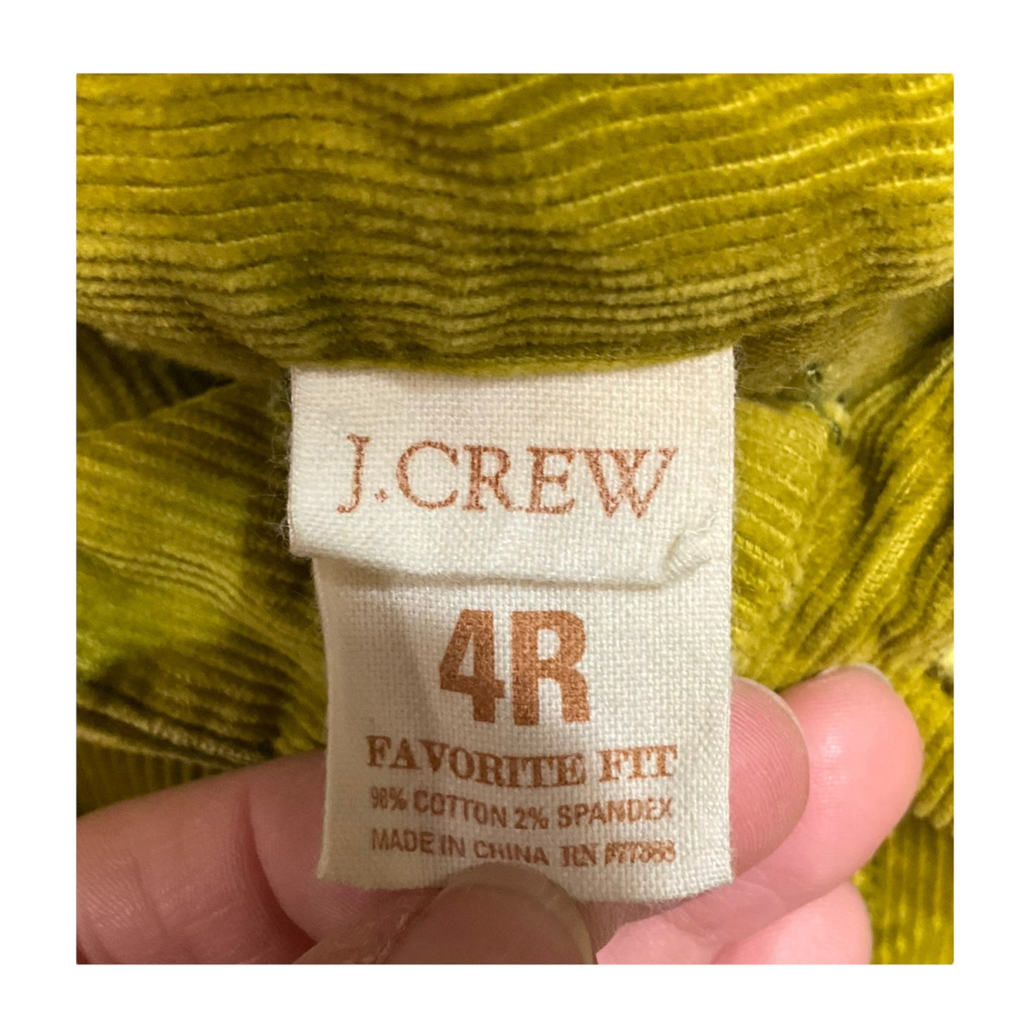 Pants Corduroy By J Crew  Size: 4