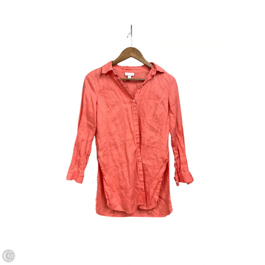 Tunic Long Sleeve By J. Jill In Orange, Size: Xsp