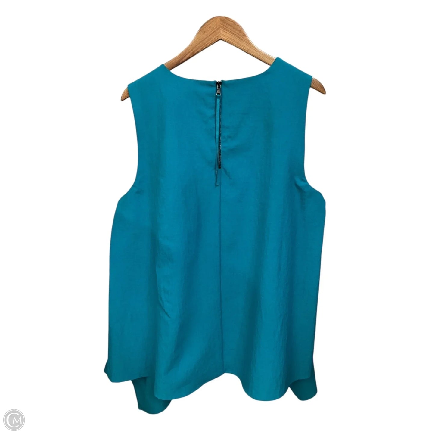Top Sleeveless By Lane Bryant In Teal, Size: 2x