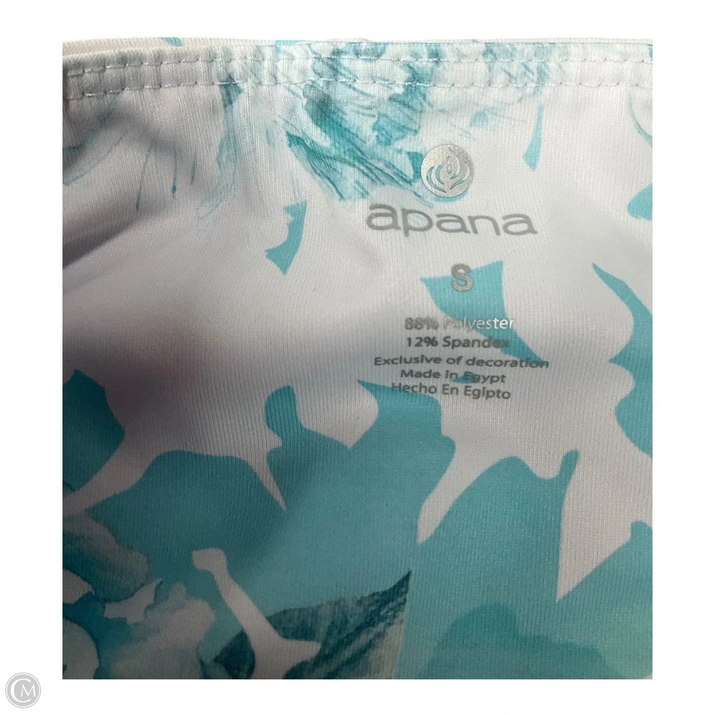 Athletic Leggings By Apana In Floral Print, Size: S