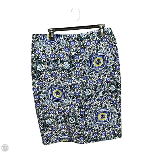 Skirt Mini & Short By Banana Republic In Geometric Pattern, Size: 12