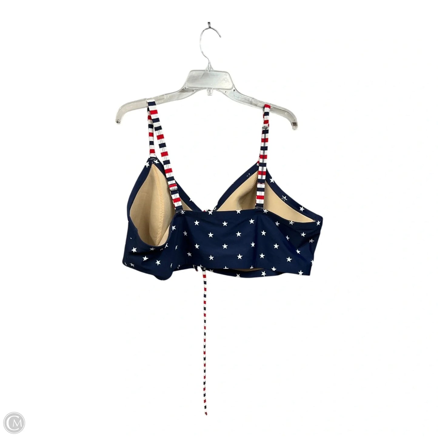 Swimsuit Top By Cacique In Blue & Red, Size: 4x