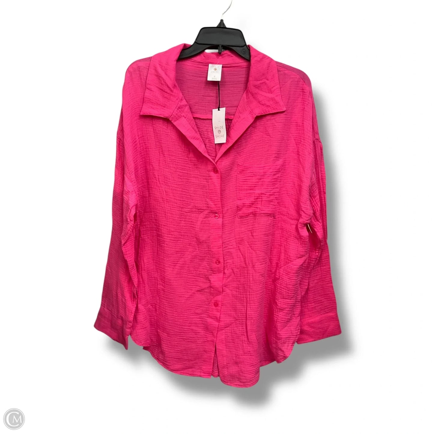 Swimwear Cover-up By Shade & Shore In Pink, Size: M