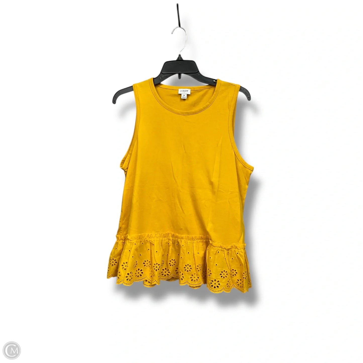 Top Sleeveless By J. Crew In Gold, Size: M