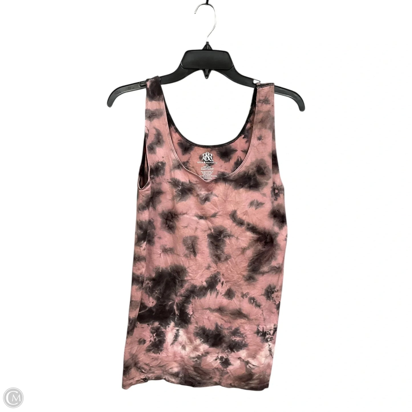 Tank Top By Rock And Republic In Tie Dye Print, Size: Xl