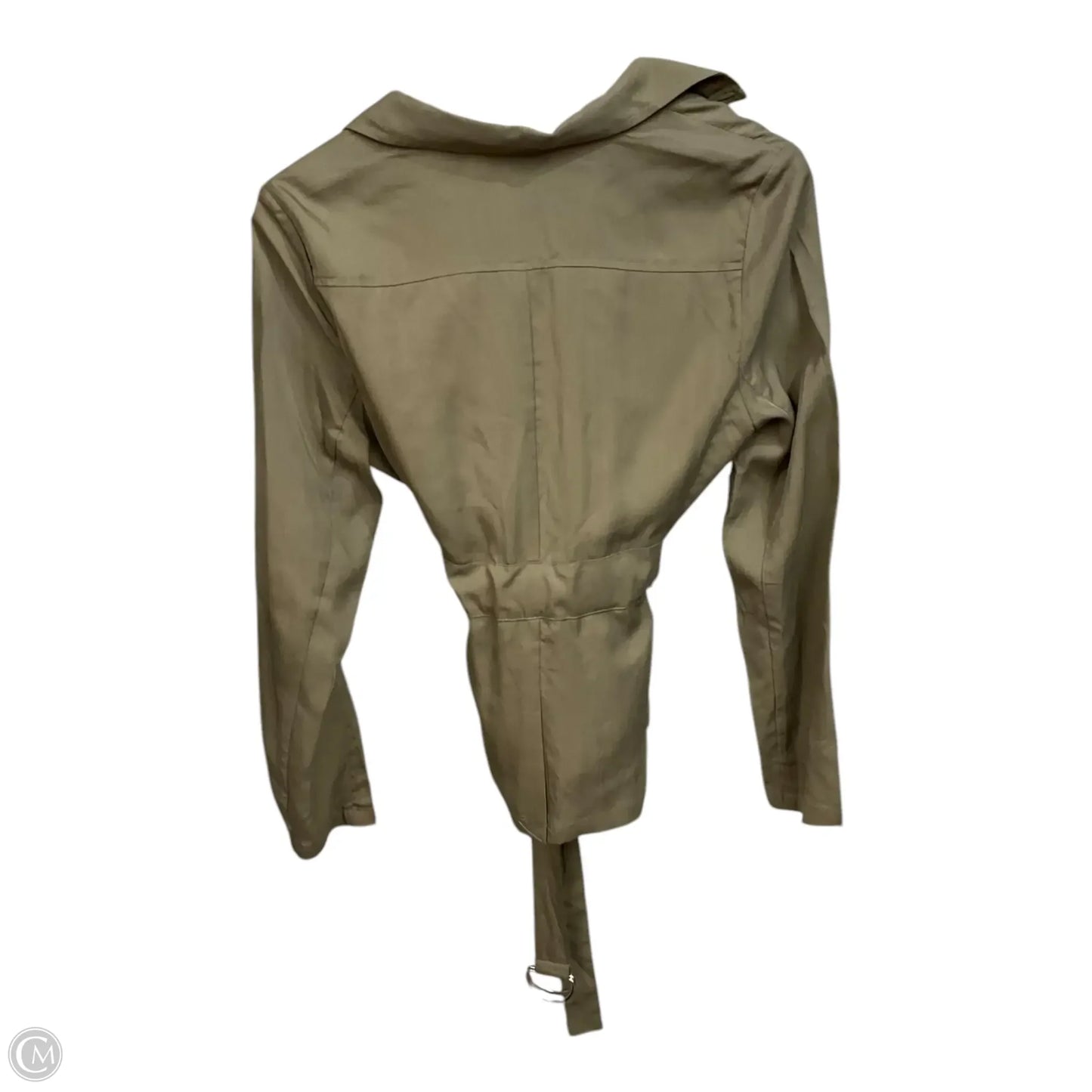 Blouse Long Sleeve By New York And Co In Green, Size: S