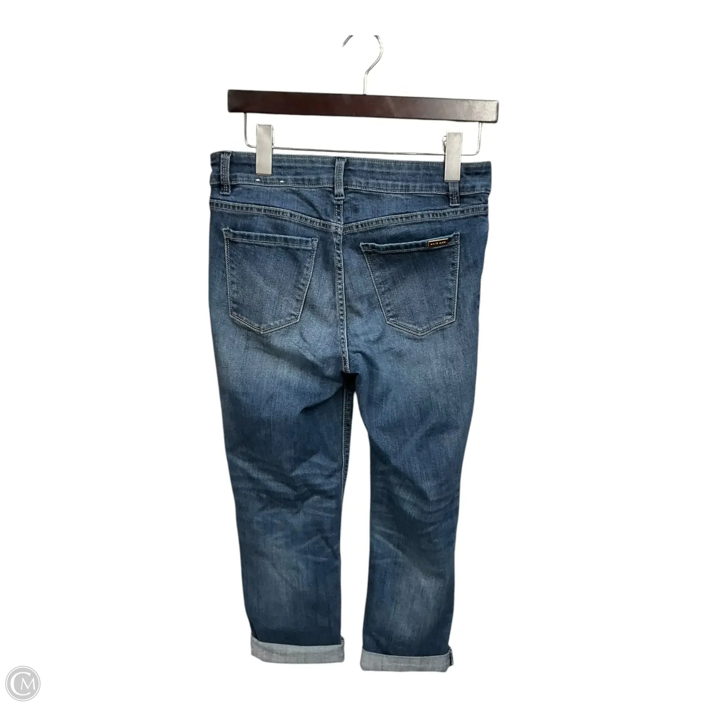 Jeans Straight By White House Black Market In Blue Denim, Size: 4