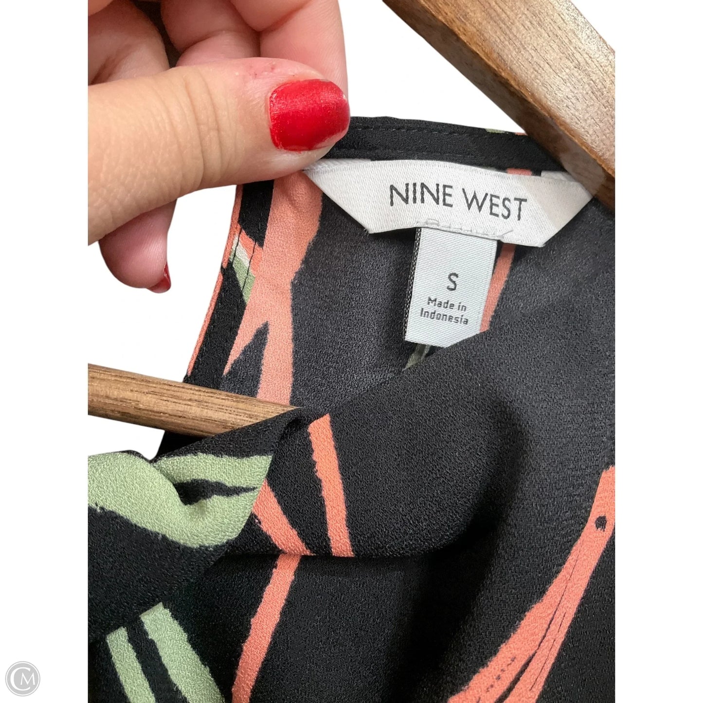 Blouse Sleeveless By Nine West Apparel In Floral Print, Size: S