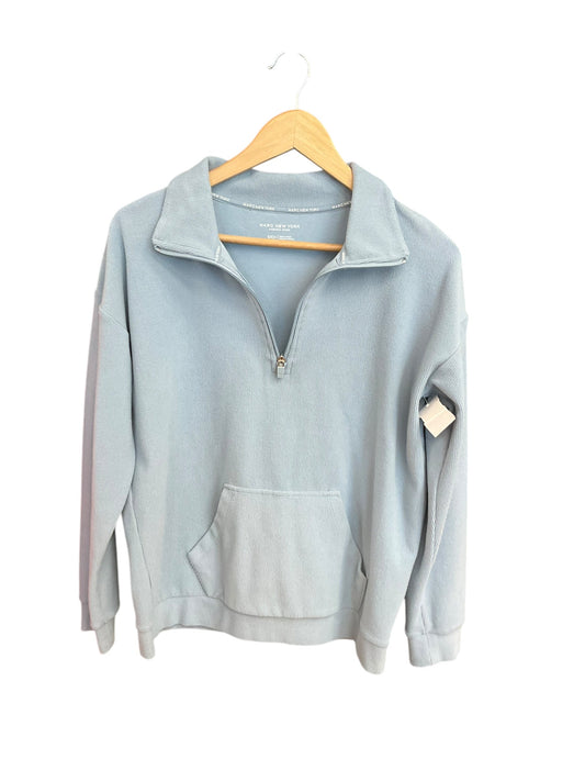 Sweatshirt Designer By Andrew Marc In Baby Blue, Size: S