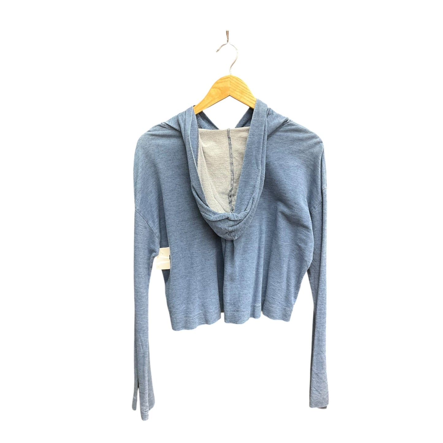 Sweatshirt Hoodie By Cloth And Stone In Blue, Size: M