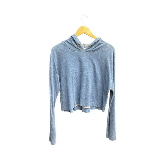 Sweatshirt Hoodie By Cloth And Stone In Blue, Size: M