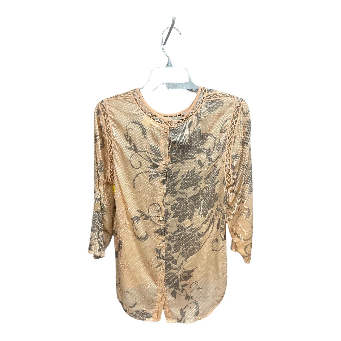 Nude Blouse 3/4 Sleeve Meadow Rue, Size S