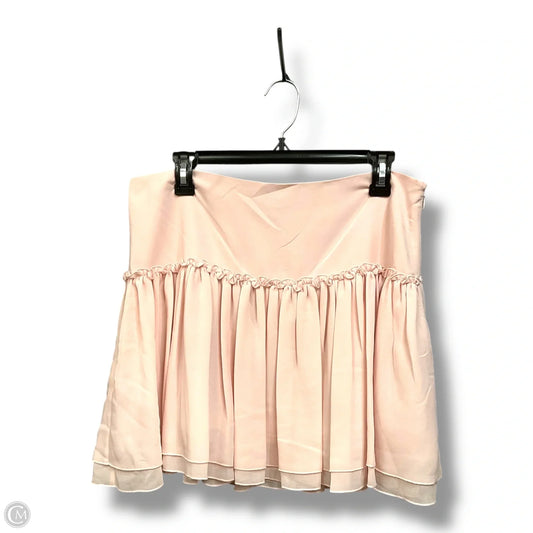 Skirt Mini & Short By Banana Republic In Pink, Size: 12