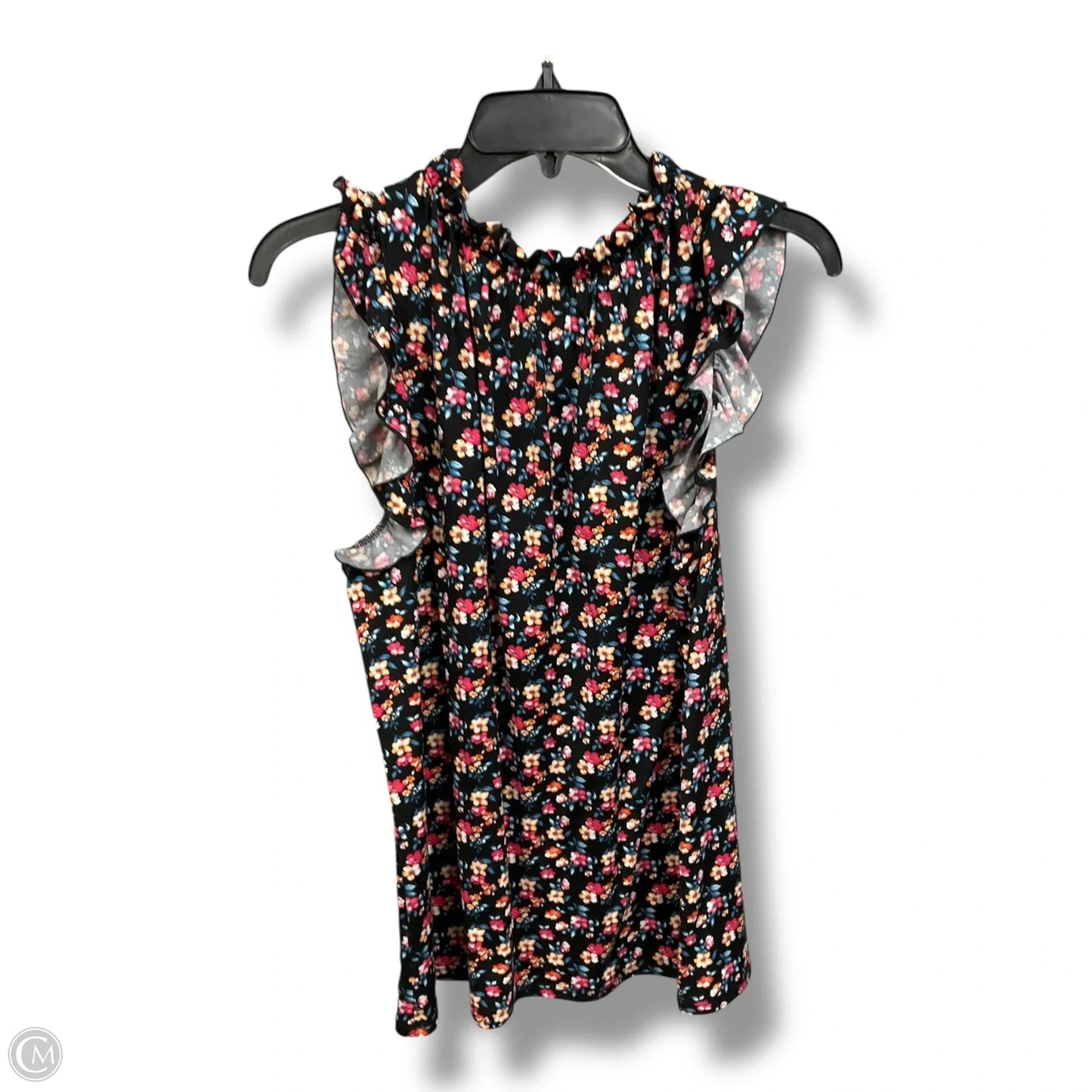Top Sleeveless By Clothes Mentor In Floral Print, Size: L