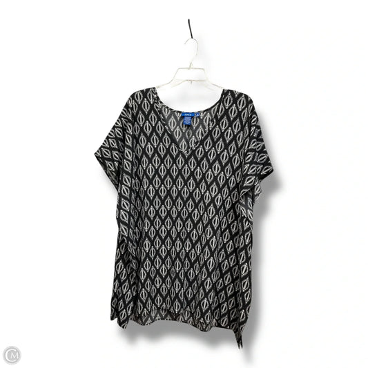 Swimwear Cover-up By Apt 9 In Black & White, Size: Xl