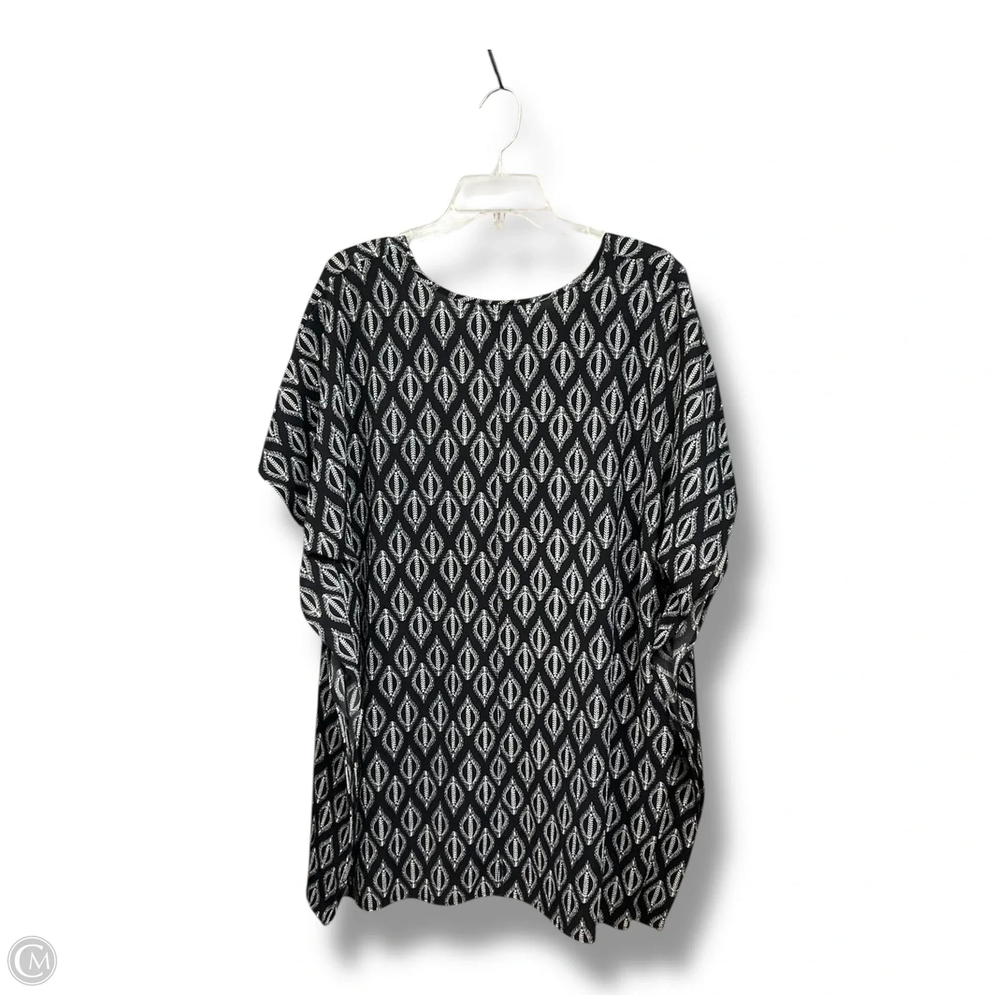 Swimwear Cover-up By Apt 9 In Black & White, Size: Xl