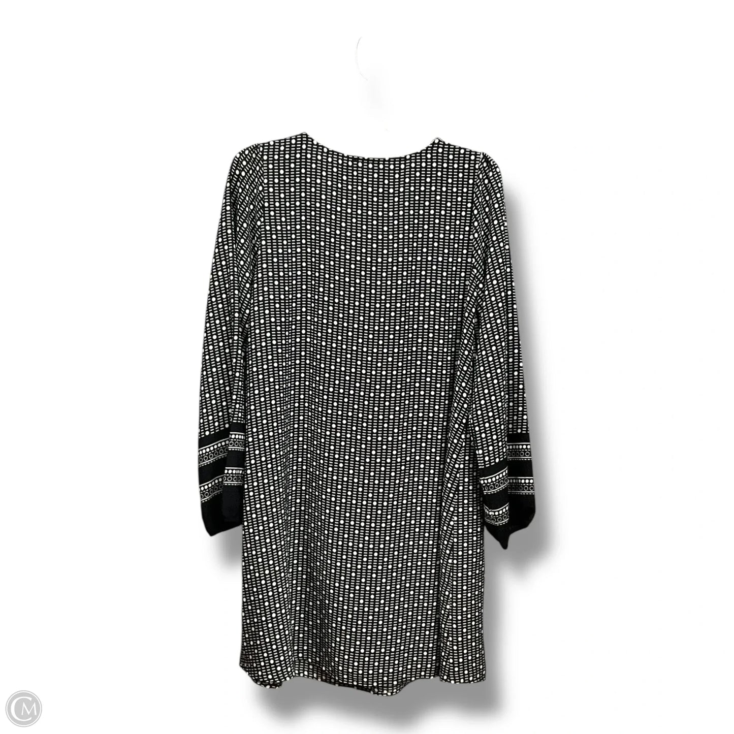Tunic Long Sleeve By West Kei In Polkadot Pattern, Size: M