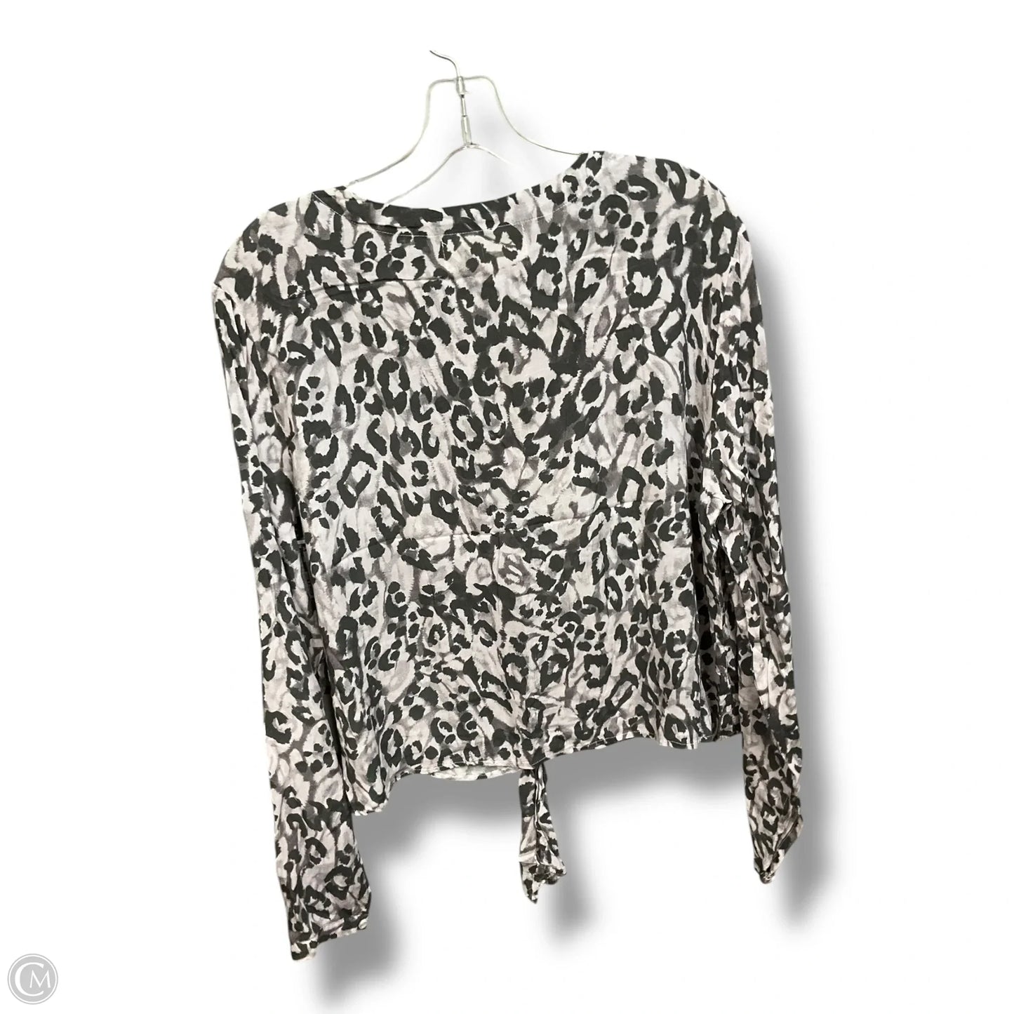 Top Long Sleeve By Cloth & Stone In Animal Print, Size: M