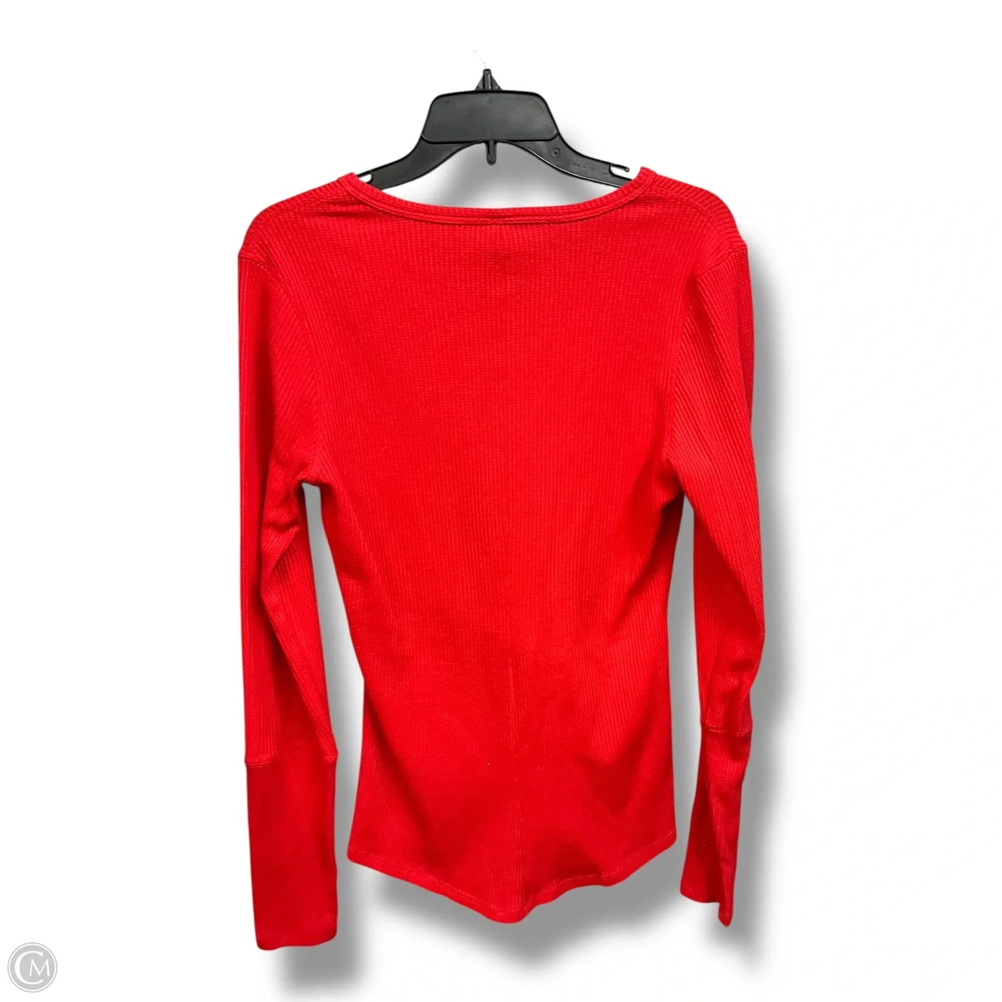 Athletic Top Long Sleeve Crewneck By Zyia In Red, Size: L