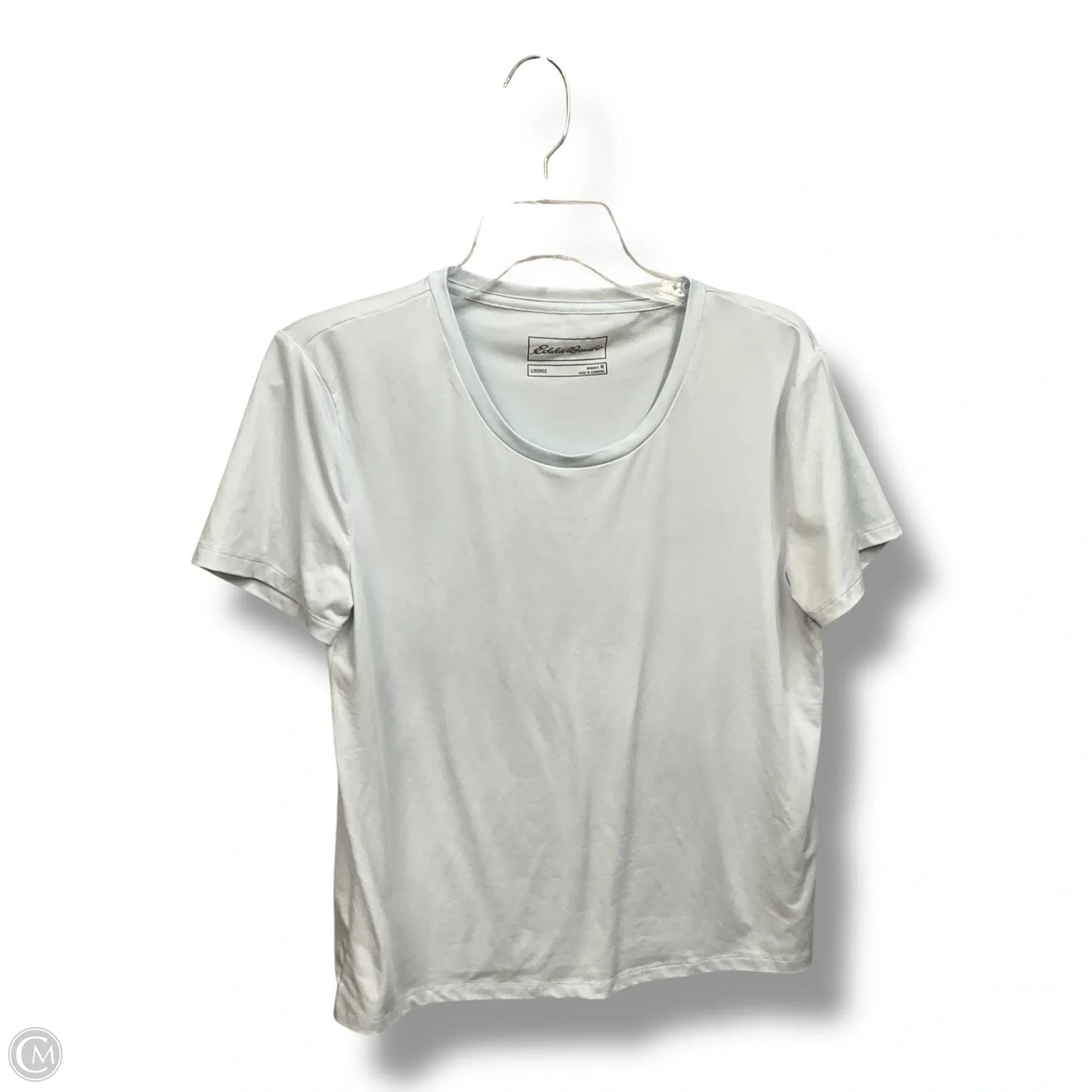 Top Short Sleeve Basic By Eddie Bauer In Blue, Size: M