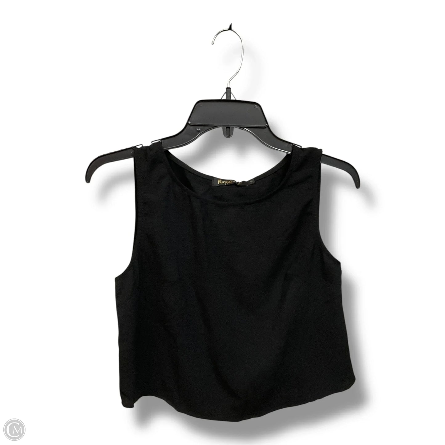Top Sleeveless Basic By Clothes Mentor In Black, Size: S