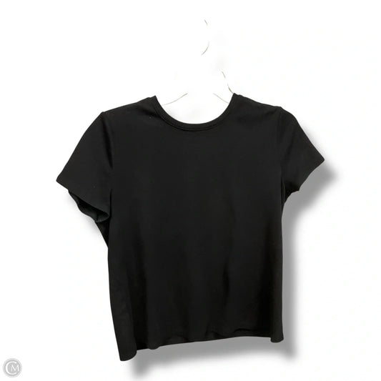 Top Short Sleeve Basic By Liverpool In Black, Size: M