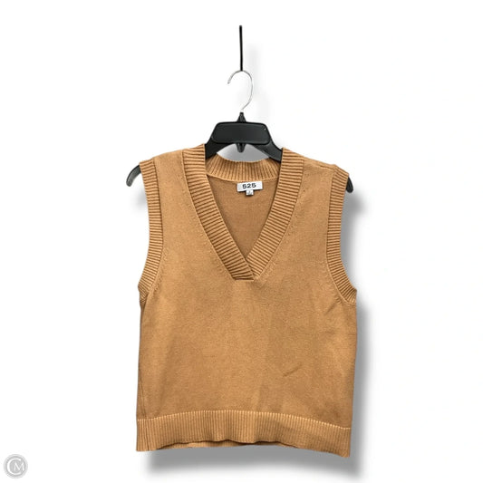 Vest Sweater By 525 In Brown, Size: S