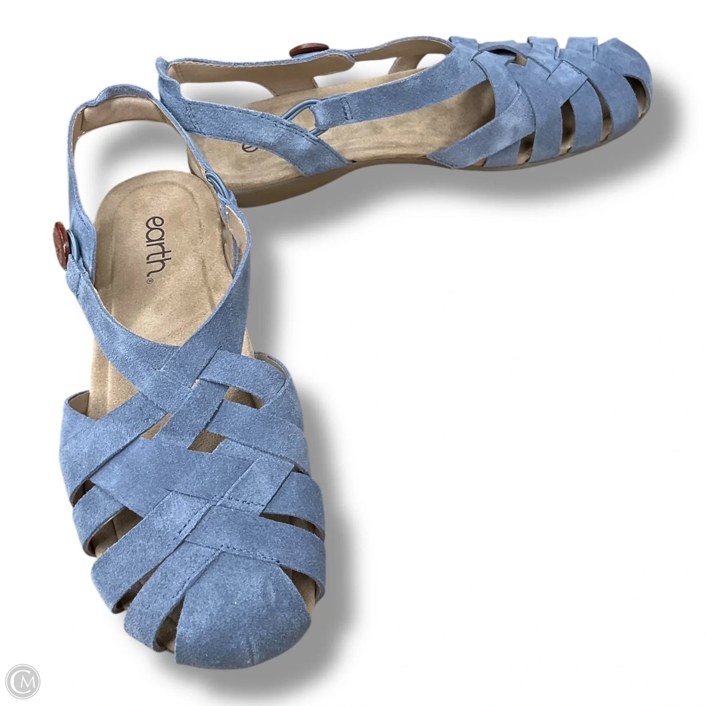 Shoes Flats By Earth In Blue, Size: 9