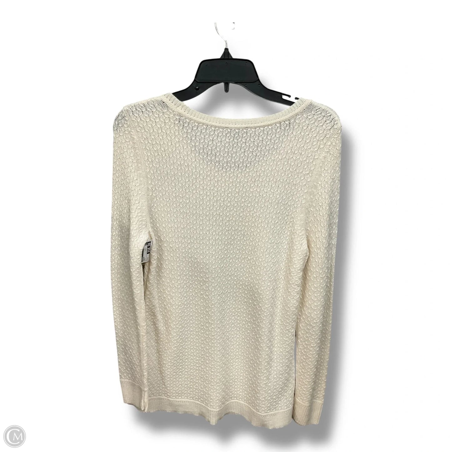Sweater By Talbots In Cream, Size: S